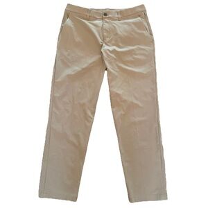 Lululemon ABC Pants Mens 35 (36?) Khaki Chino Stretch Golf Travel Tech Outdoor